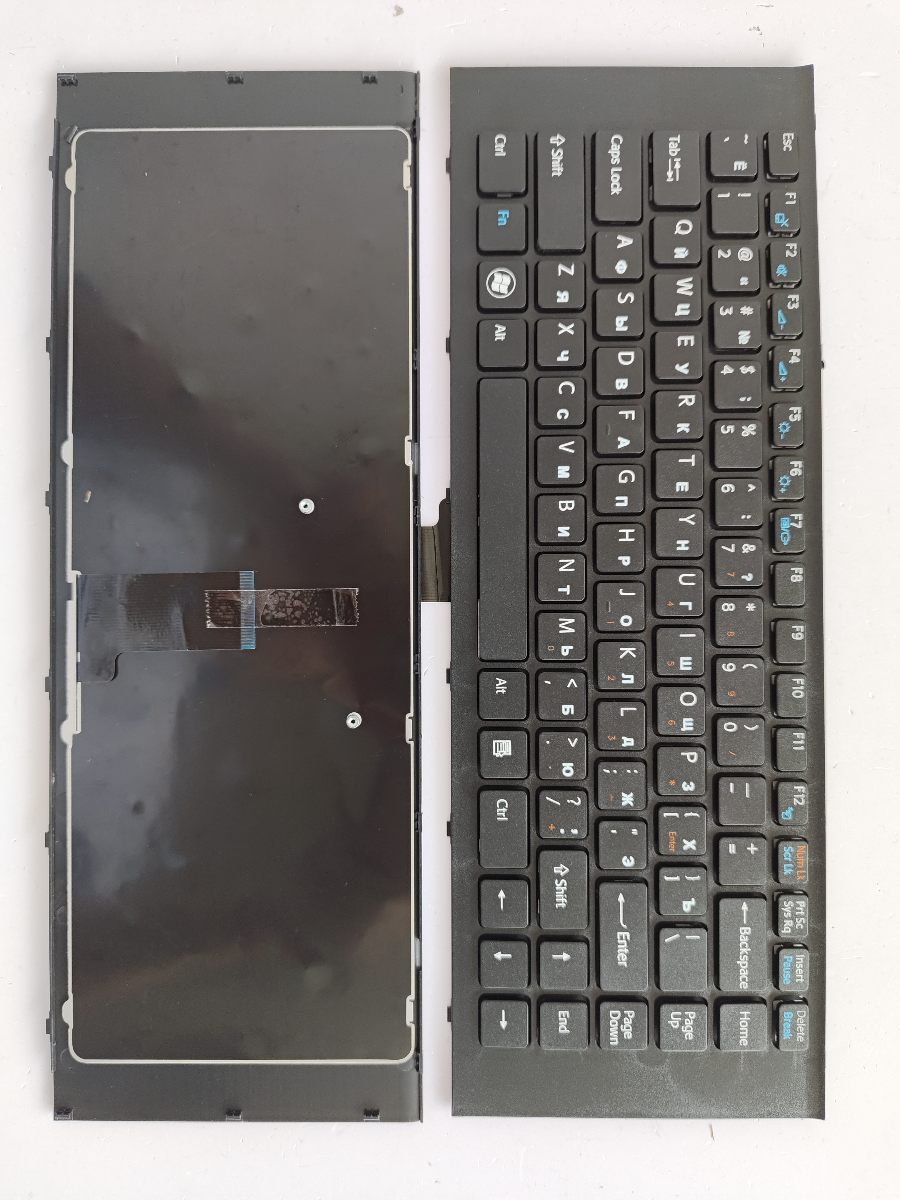 Picture of New Replacement Laptop Keyboard For SONY EG/VPC-EG BLACK FRAME BLACK (OEM) RU Layout